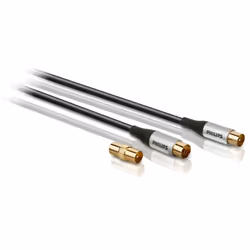 Philips Câble coaxial PAL SWV3113S/10, 2 m, Noir
