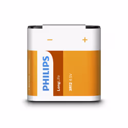Philips LongLife Batterie 3R12L1B/10, Batterie rechargeable, 4,5 V, Vert, Blanc, 100,8 g, 82 mm, 25 mm