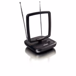 Philips Antenne TV numérique SDV5120/12, Noir, 36 dBi, FM, UHF, VHF, 18 m, 150 x 248 x 46 mm, 220VAC / 12VDC