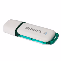 Philips Clé USB FM08FD75B/10, 8 Go, USB Type-A, 3.2 Gen 1 (3.1 Gen 1), Casquette, Turquoise, Blanc
