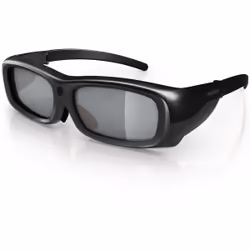 Philips Lunettes 3D Active PTA517/00, 75 x 88 x 238 mm, 70 g, Noir, Plastique