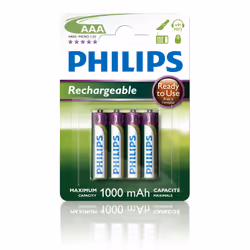 Philips Rechargeables Batterie R03B4RTU10/10