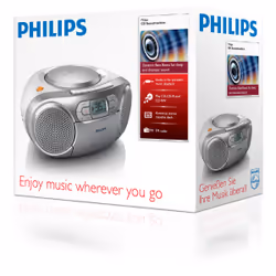 Philips Lecteur de CD AZ127/12 - Vue supplémentaire 4