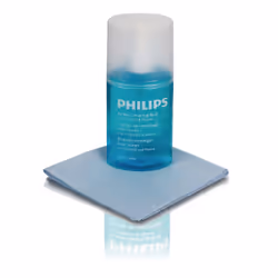 Philips Kit de nettoyage SVC1116B/10, Liquide de nettoyage d'équipement électronique, LCD/TFT/Plasma, 200 ml, 130 mm, 51 mm,  ...