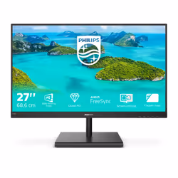 Philips E Line 275E1S/00, 68,6 cm (27"), 2560 x 1440 pixels, Quad HD, LED, 4 ms, Noir