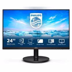 Philips V Line 241V8L/00 LED display 23.8" Full HD Noir - Vue supplémentaire 6