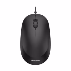 Philips SPK7207B/00, Ambidextre, Optique, USB Type-A, 1200 DPI, Noir