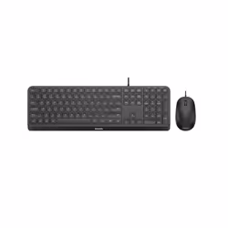Philips 2000 series SPT6207B/19, Taille réelle (100 %), USB, QWERTY, Noir, Souris incluse