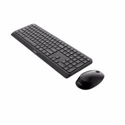 Philips 4000 series SPT6407B/16, Taille réelle (100 %), RF sans fil + Bluetooth, QWERTY, Noir, Souris incluse