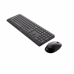 Philips 4000 series SPT6407B/19, Taille réelle (100 %), RF sans fil + Bluetooth, QWERTY, Noir, Souris incluse