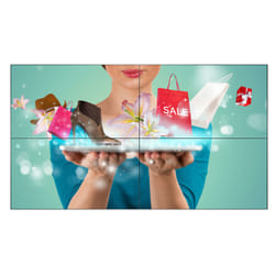 Philips Signage Solutions X-Line Videowa Écran plat de signalisation numérique 55" LED 500 cd/m² Full HD Noir