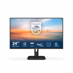 Philips 1000 series 24E1N1300A/00, 60,5 cm (23.8"), 1920 x 1080 pixels, Full HD, LCD, Noir