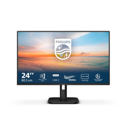 Philips 1000 series 24E1N1300A/00 écran plat de PC 23.8" Full HD LCD Noir