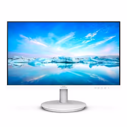 Philips V Line 241V8AW/00, 60,5 cm (23.8"), 1920 x 1080 pixels, Full HD, LCD, Blanc
