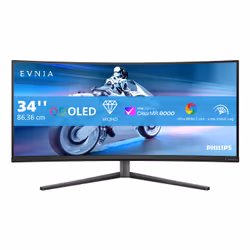 Philips Evnia 34M2C6500/00 écran plat de PC 34" Quad HD QDOLED Gris - Vue supplémentaire 8