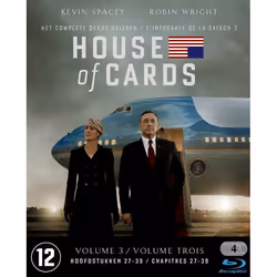 EIC Blu-Ray House Of Cards - Seizoen 3, Blu-ray, Anglais, Français, action, 2D, Néerlandais, Anglais, Français, 16:9