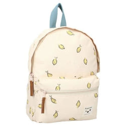Sac à dos enfant - NO NAME - Les Citrons - 100% recyclé - Confort optimal - Blanc