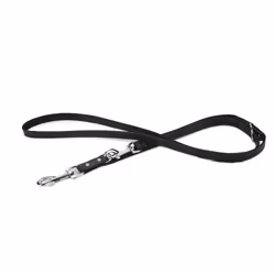 Beeztees 736392, Chien, Laisse standard, Noir, Ruban, Monochromatique, Cuir
