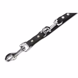 Beeztees 736392 2 m Noir Cuir Chien Laisse standard