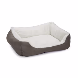 Beeztees 704809, Panier lit pour animaux de compagnie, Intérieure, Chat, Gris, Rectangulaire, Monochromatique