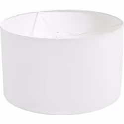 La moderne abat-jour en tissu blanc de Steinhauer est un ajout raffiné à votre intérieur. Le design en forme de tonneau, fabr ...