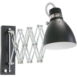 Steinhauer - applique murale - Spring - noir - métal - lampe à