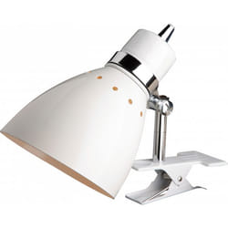 Steinhauer Spring lampe de table E27 Blanc
