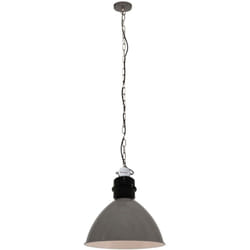 Anne Lighting - suspension - Frisk - gris - métal - ø 50cm - E27