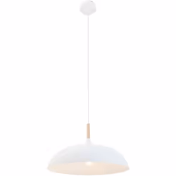 La lampe suspendue scandinave blanche Bjorr 7731W de Mexlite allie un design épuré à une esthétique rurale chaleureuse. La co ...