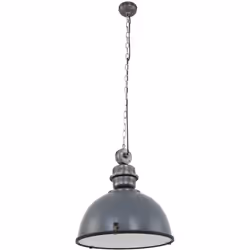 La lampe suspendue industrielle XXL Bikkel de Steinhauer est un élément accrocheur robuste et audacieux dans n'importe quel i ...
