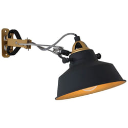 Steinhauer - Mexlite - applique murale - Nove - noir - métal - ø 18cm - E27 -