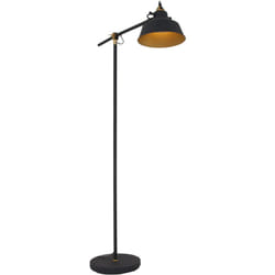 Mexlite - lampadaire - Nove - noir - métal - Ø 28cm - E27 -