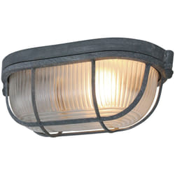 Steinhauer - Mexlite - plafonnier - Lisanne - gris - verre métal - lampe cible