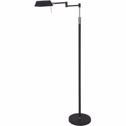La lampe de sol noire tendance de Mexlite est un ajout élégant aux intérieurs modernes. Cette lampe de lecture réglable en ha ...