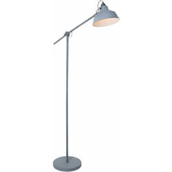 Steinhauer - Mexlite - lampadaire - Nove - gris - métal - ø 28cm - E27 -