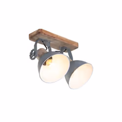 Besselink licht ST7969GR, E27, 2 ampoule(s), LED, Gris