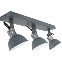 Plafonnier led éclairage de salon gris blanc lumière projecteur mobile Steinhauer 2134GR