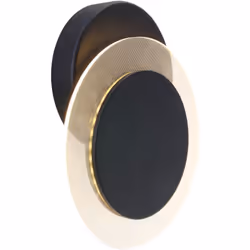 Sienna Lido Applique Murale LED Intégrée Noir Mat, Transparent Edité | Finition : Noir | Matériel : Métal | Classement IP : I ...