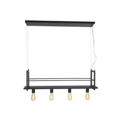 Besselink licht ST2983ZW éclairage de plafond Noir E27 LED A