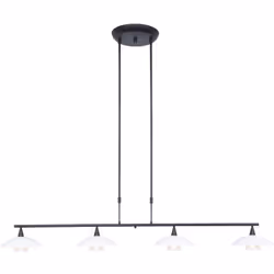 Enrichissez votre intérieur avec le plafonnier noir à 4 lumières de la série Tallerken LED. Ce luminaire, fabriqué en acier d ...