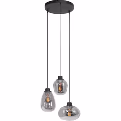 Ajoutez une touche contemporaine à votre intérieur avec le Suspensions Noire Reflexion 3 lumières. Cette suspension, fabriqué ...