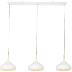 Mexlite - suspension - Bjorr - blanc - bois métal - grande lampe
