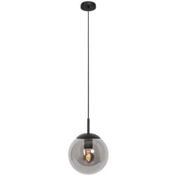 Steinhauer - suspension - Bollique - noir - verre métal - ø 20cm