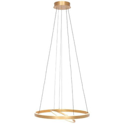 Suspension - Ringlux - or - verre métal - ø 60cm - - Steinhauer