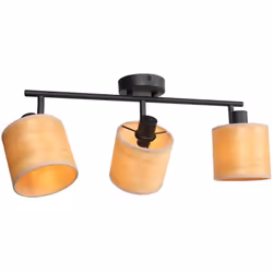 Le plafonnier à trois lumières de la série Bambus est une solution d'éclairage polyvalente avec un aspect naturel. Les trois ...