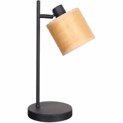 La lampe de table noire de la série Bambus apporte une ambiance chaleureuse et naturelle à votre intérieur. Avec un socle E14 ...