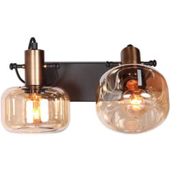 Steinhauer - applique murale - Glaslic - bronze - verre métal -