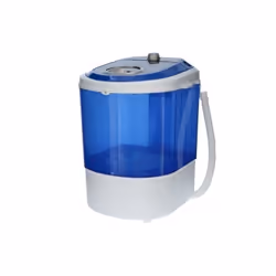 Machine à laver le linge 230V pour camping-car et caravane Compact avec 2 kg de volume. Chargement par le haut. Pratique, rap ...