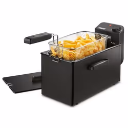 Princess 182727 Friteuse, Friteuse, 3 L, 190 °C, Unique, Noir, Rotatif