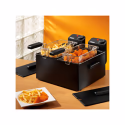 Princess 183028 Double Cuves noire Friteuse - Vue supplémentaire 9